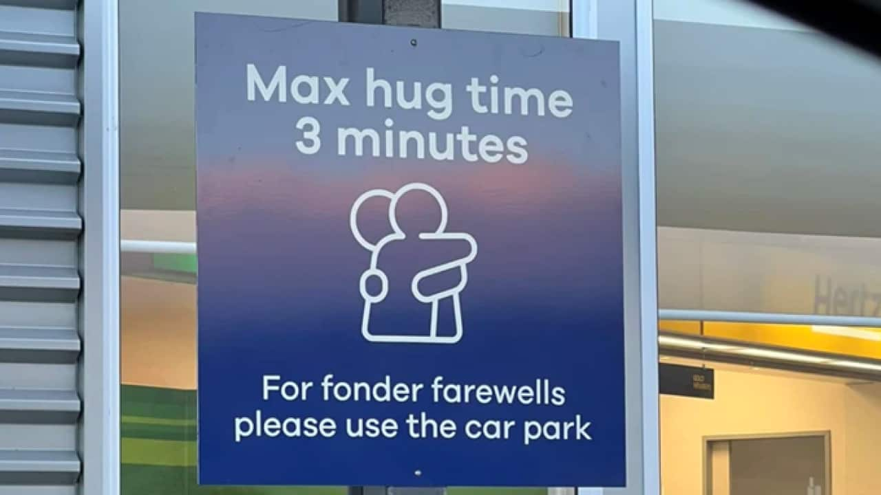 Three-minute hugs: New Zealand airport makes headlines for unusual new rule