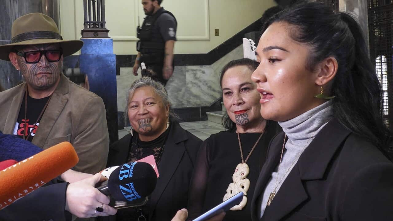 Māori MPs stage a Haka protest in New Zealand’s parliament against the Indigenous Treaty Bill