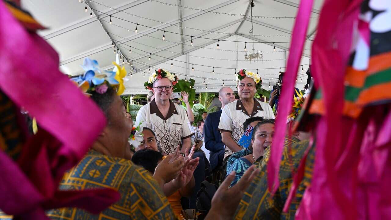 Tuvalu and Australia celebrate climate pact, while Pacific leaders support regional policing deal